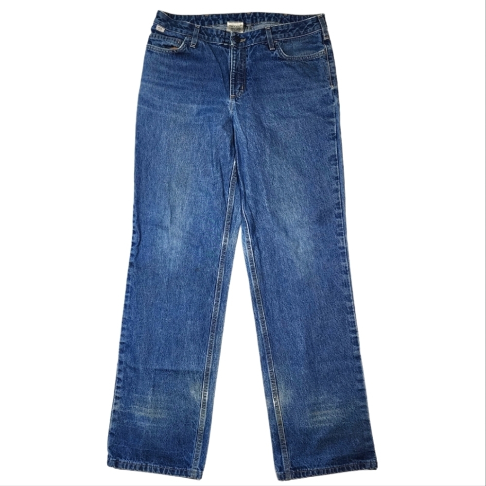 Carhartt NFPA 2112 Straight Midrise Jeans Size 10x34 Distressed